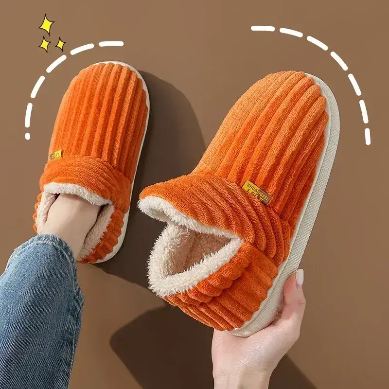 New Fur Slippers For Women Men Winter Furry Fashion Warm Ankles Plush Cozy Slides