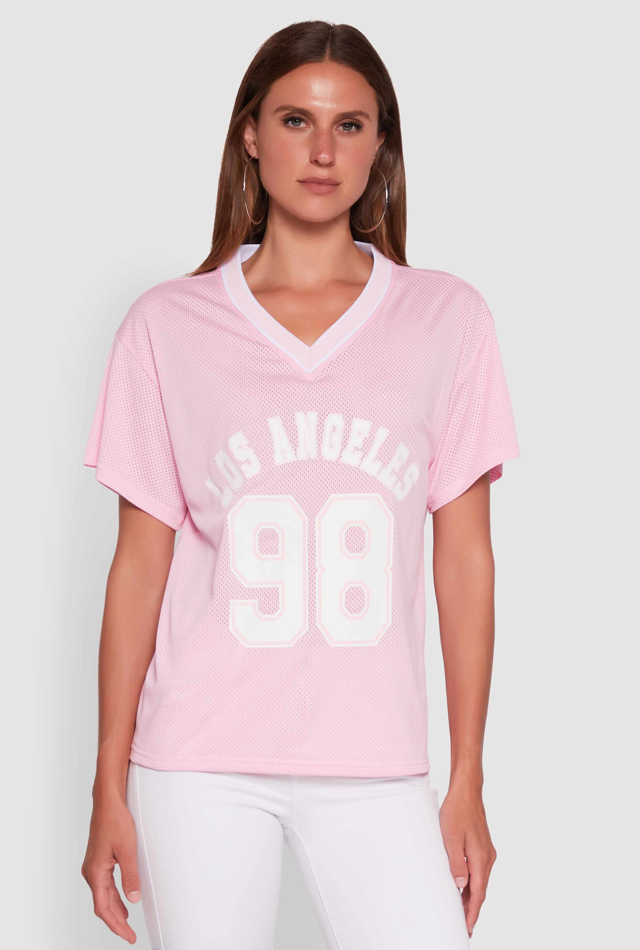 Iris Los Angeles 98 Graphic V-Neck Jersey