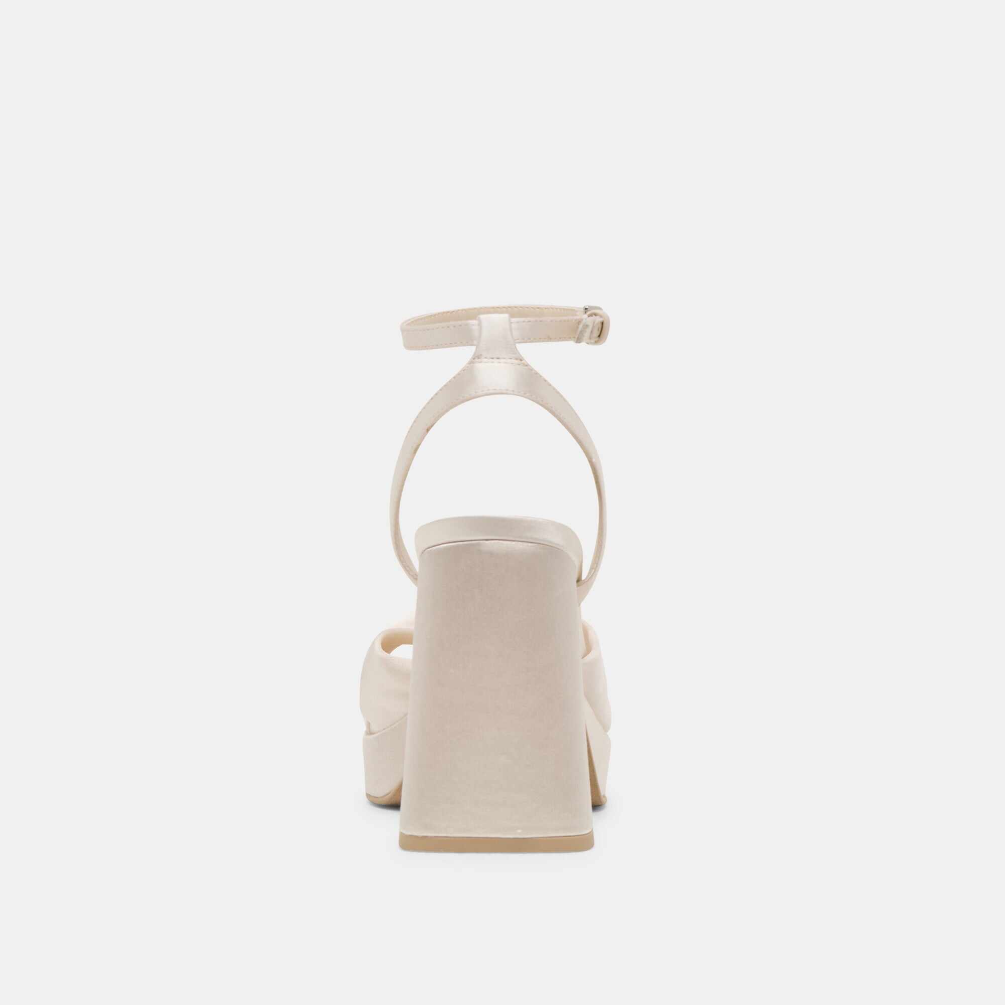 PARLO HEELS IVORY SATIN