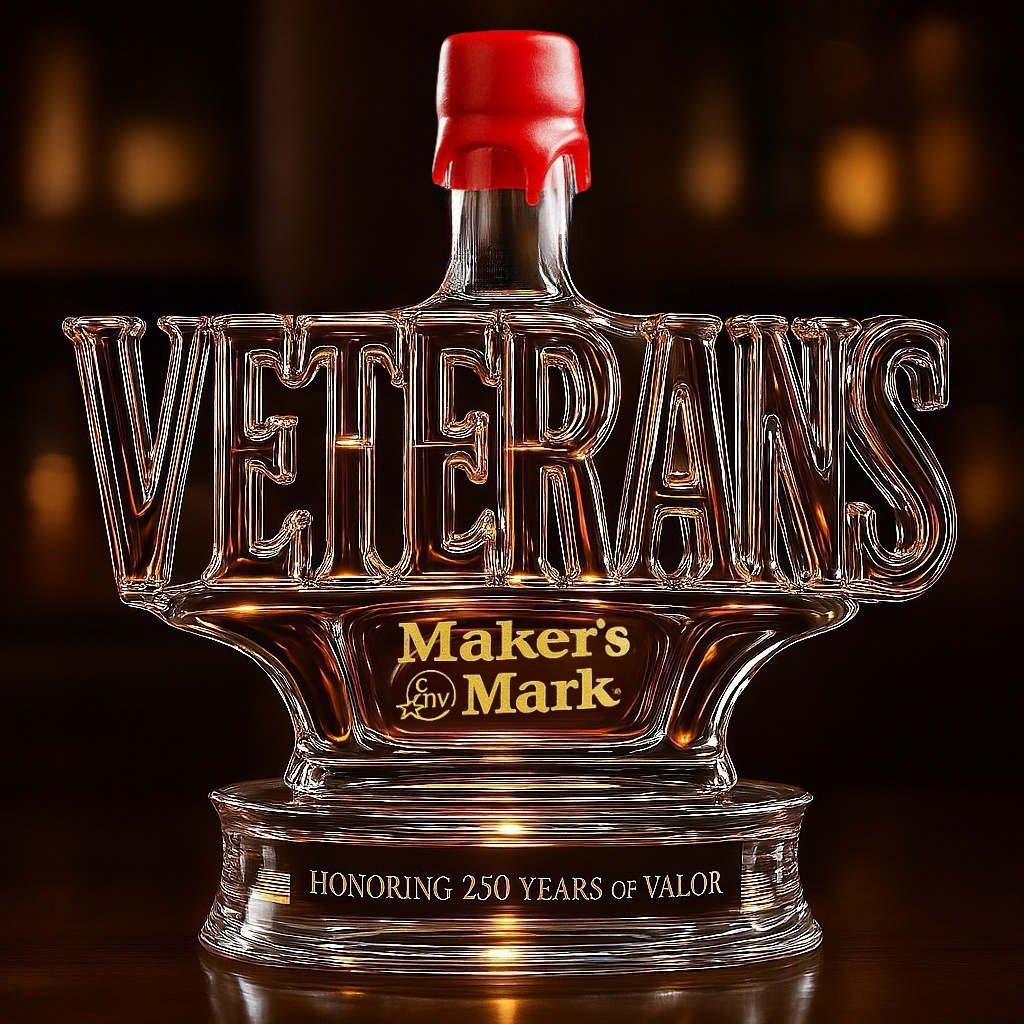 VETERANS Whiskey Bottle