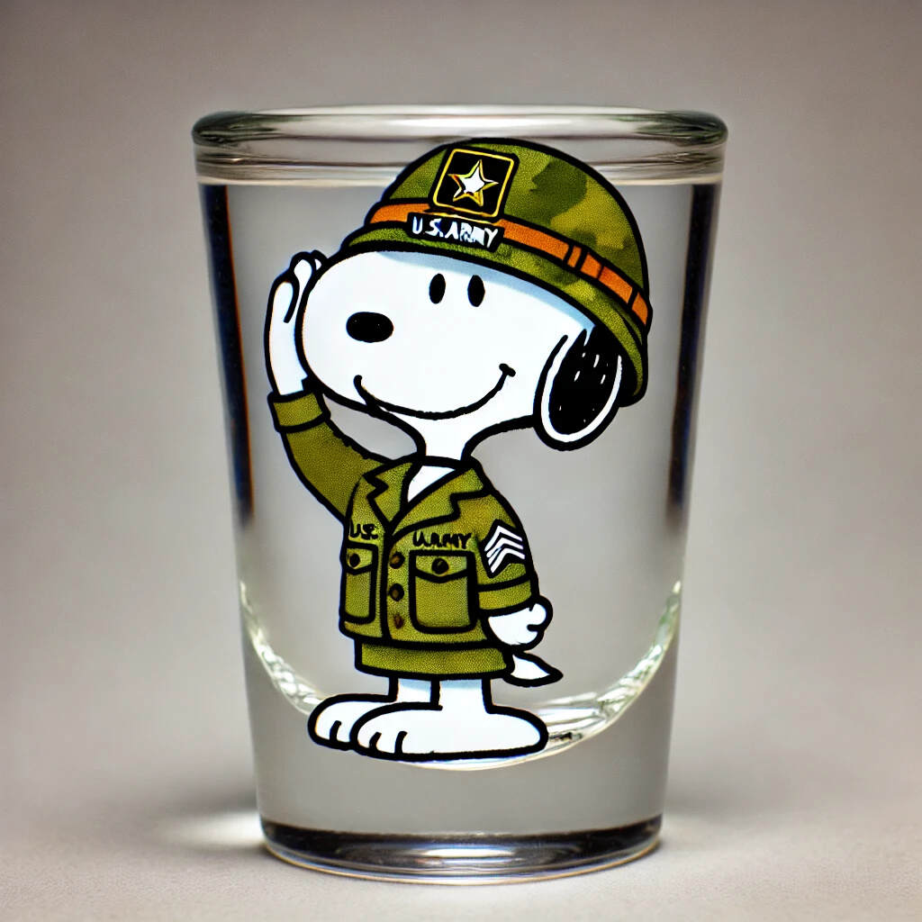Cute Soldier Shot Glass