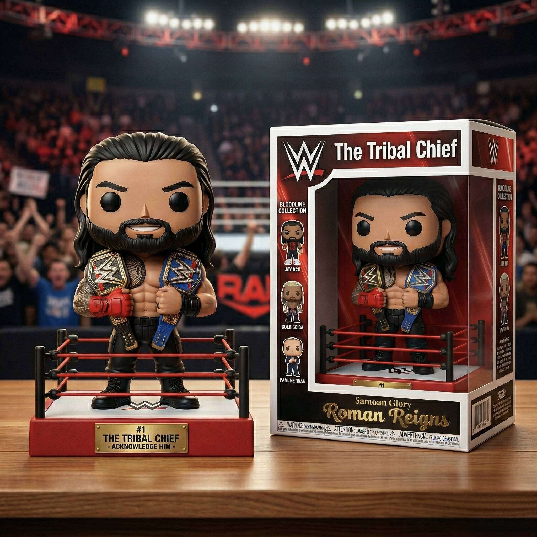 Samoan Glory Roman Reigns The Tribal Chief Collector's Edition Funko Pop!