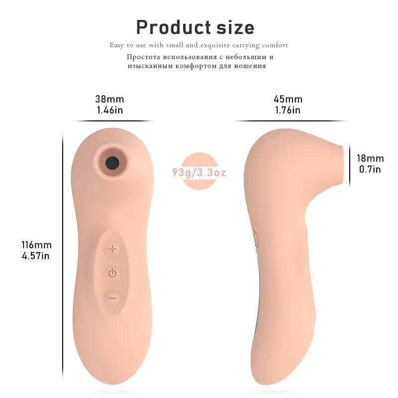 Sucking Vibrator – Clit, G-Spot & Nipple Stimulator