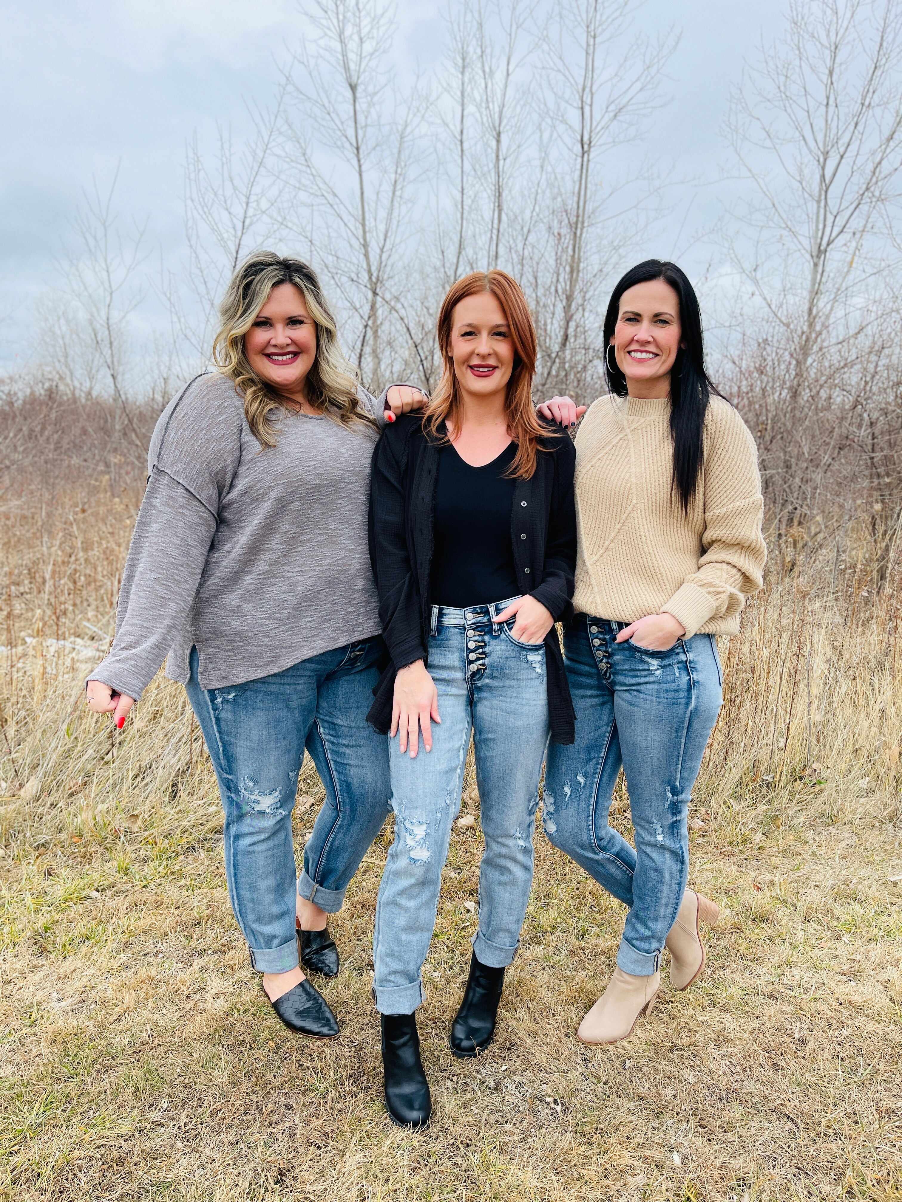 PLUS/REG Long Lost Boyfriend Long Inseam Jeans