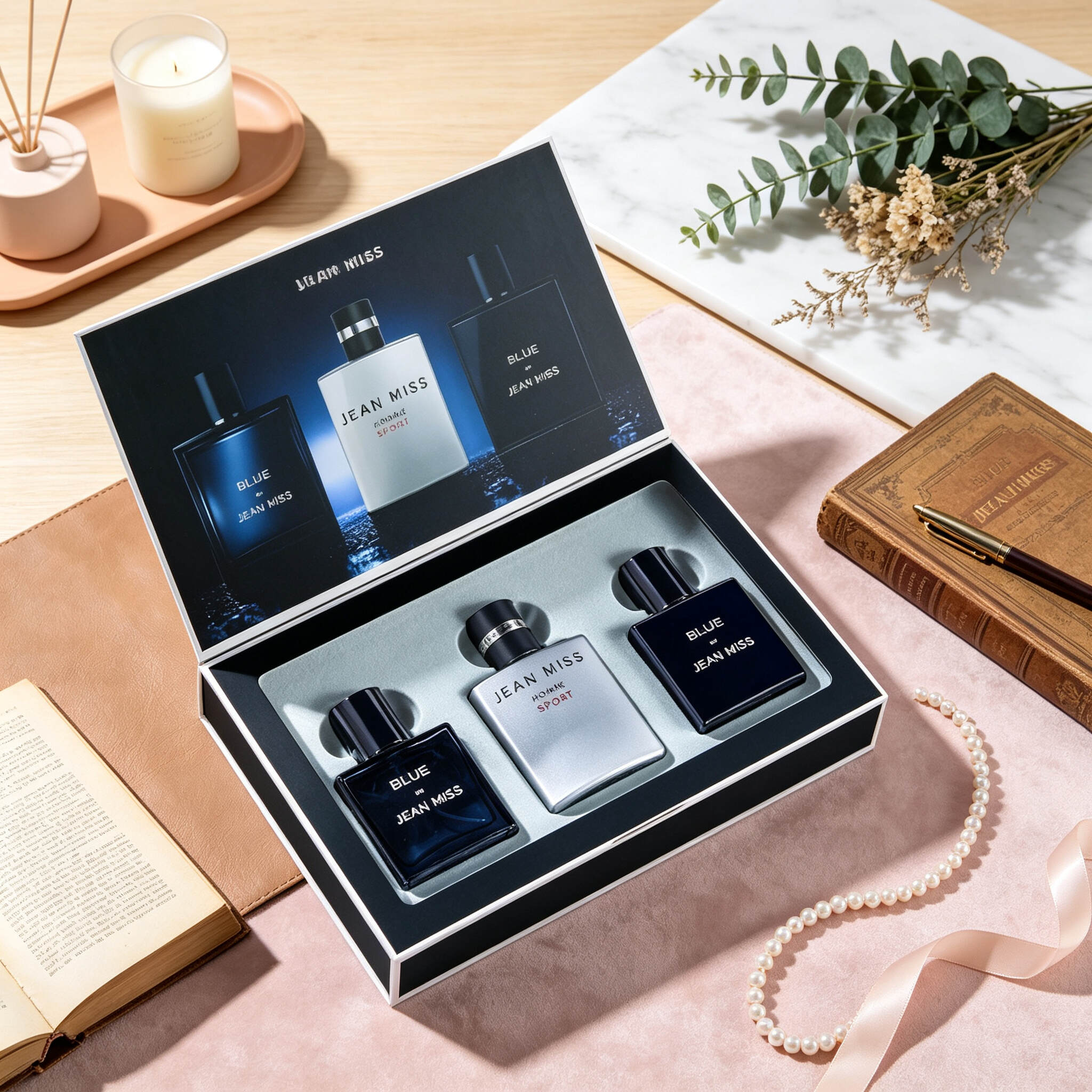 Blue Homme Sport 3 Pcs Men Cologne Gift Set-30ml*3