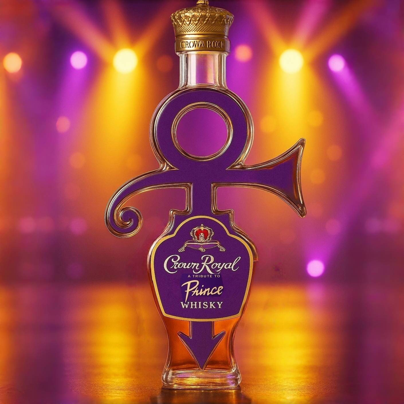 Prince - Love Symbol whiskey bottle