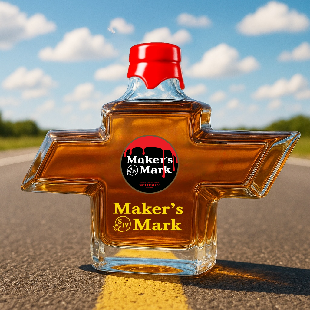 Chevrolet Whiskey Bottle