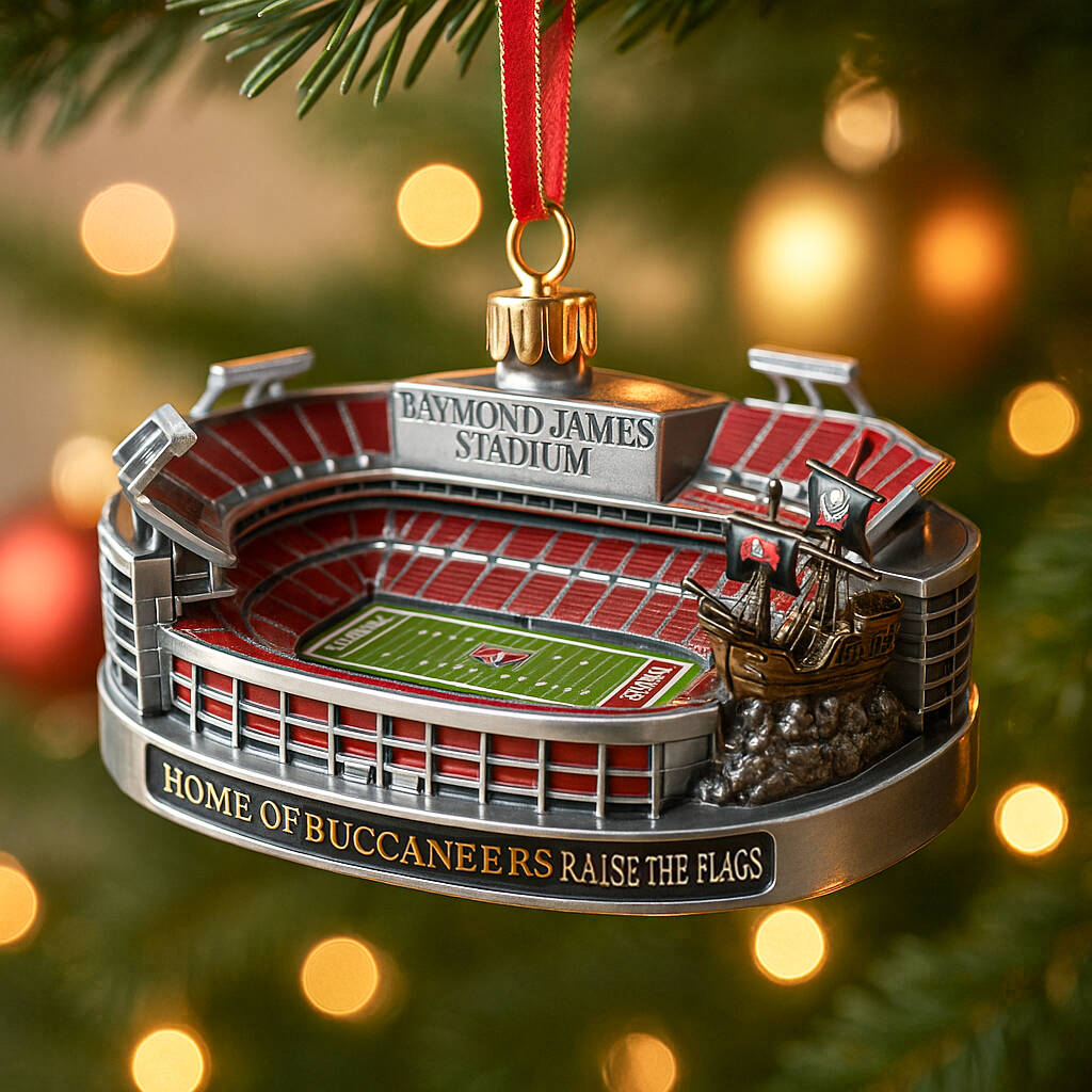 TB Buccaneers Raymond James Stadium Ornament