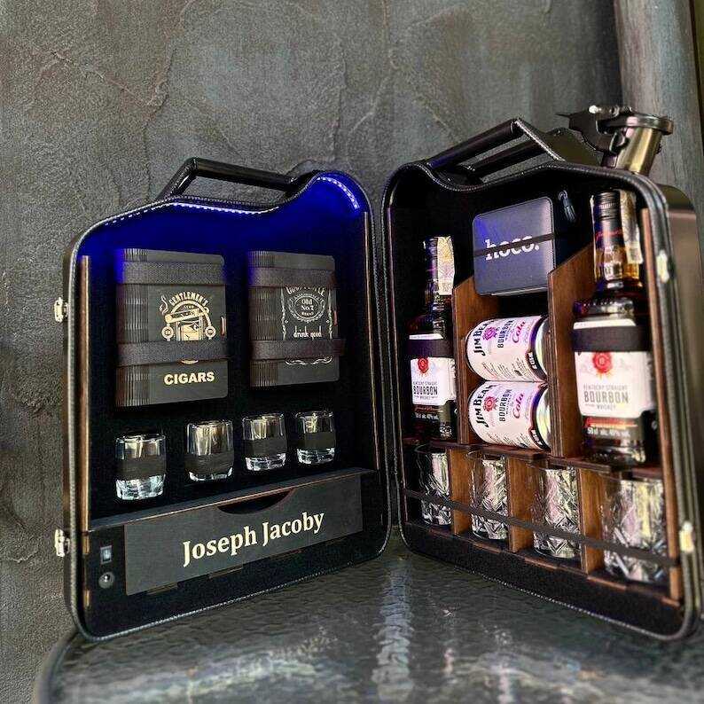 20 L Jerry Can Mini Bar, With Bluetooth Speaker, Custom Fuel Bar, Home Mini Bar, Handmade Travel Bar, Gift For Him, For Husband, For Dad