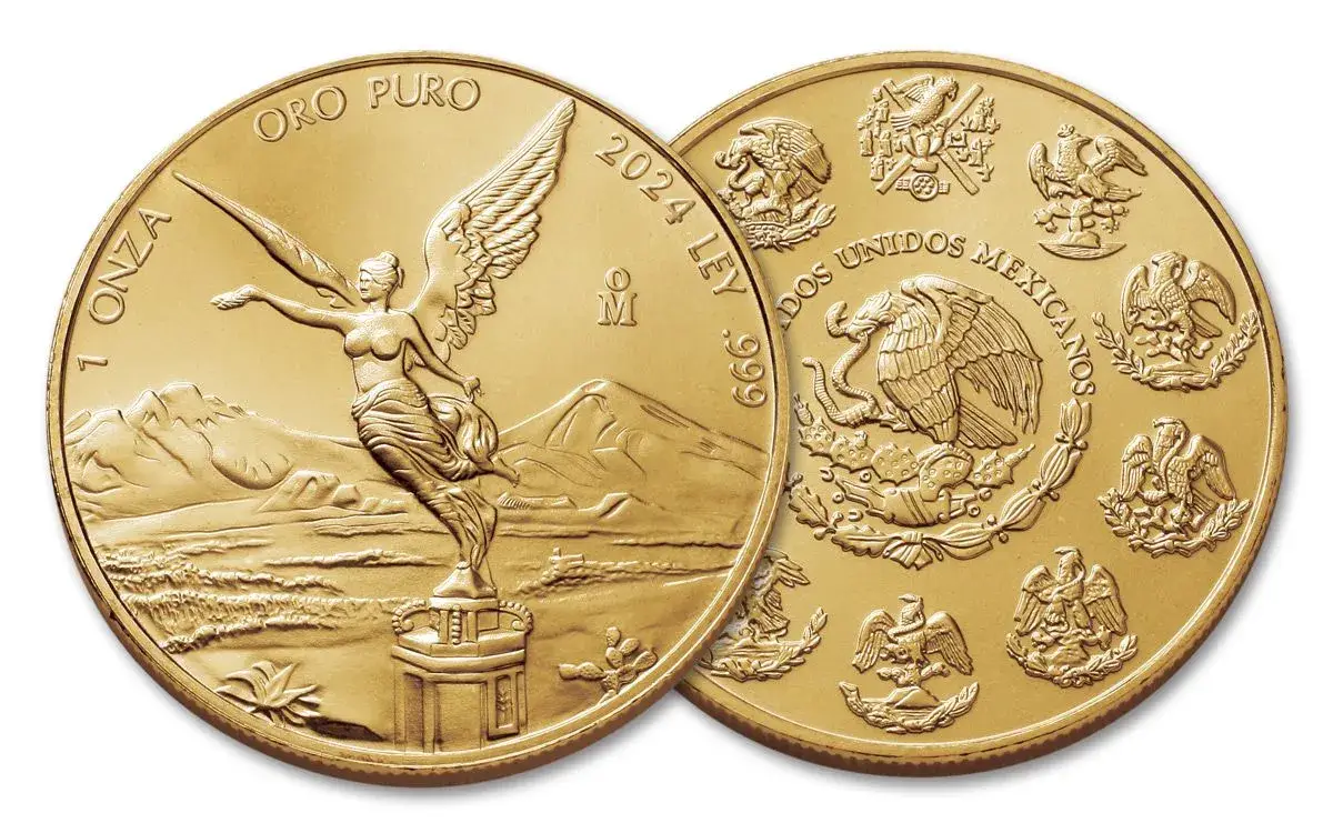 2024 Mexico 1-oz Gold Libertad Gem BU