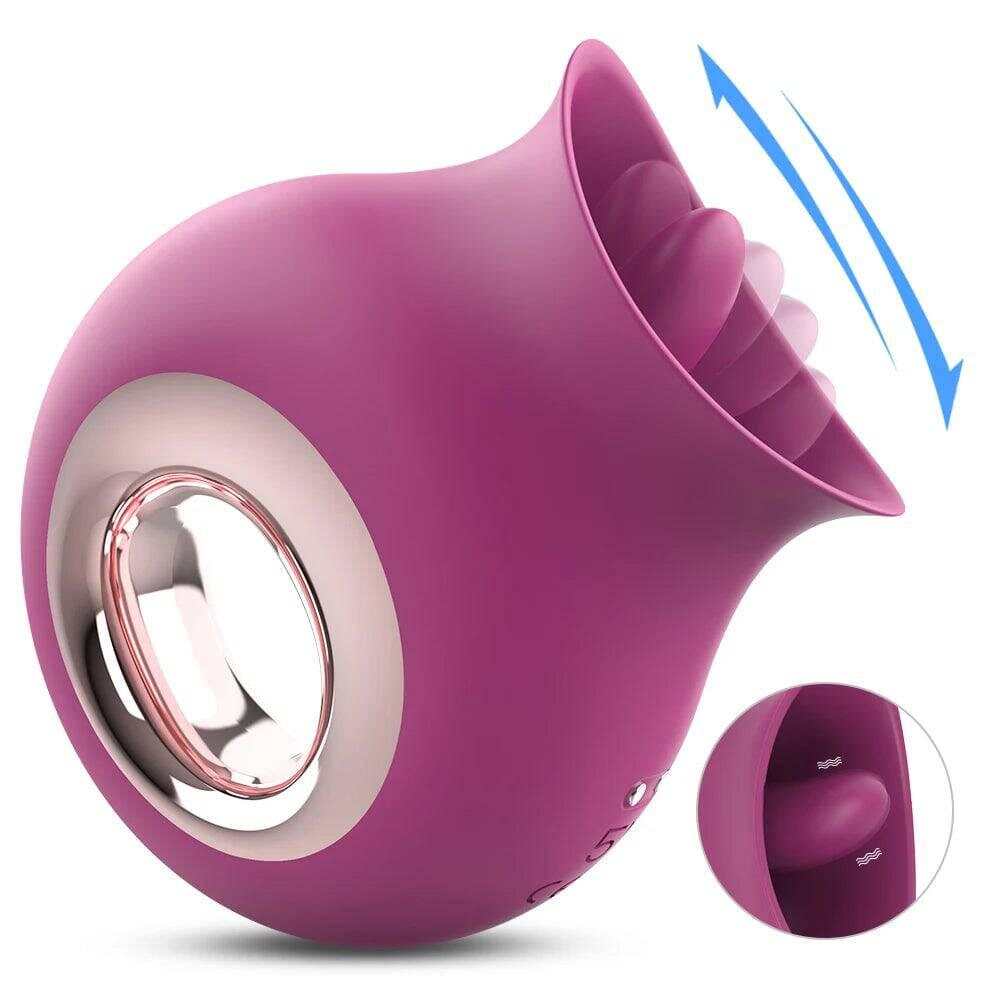 G-Spot & Clitoral Vibrator – Oral Tongue & Nipple Stimulator for Women