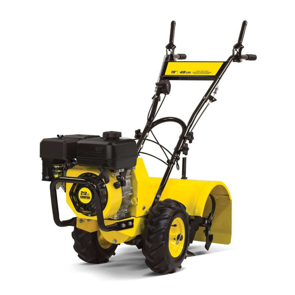 19-inch 212cc four-stroke tiller with self-propelled agricultural tires