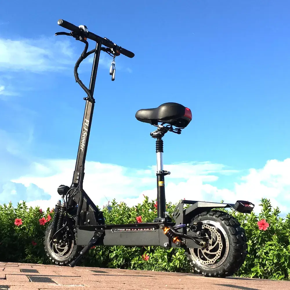 (🔥Limited Time Sale) T113 11inch 3200W Dual Motor Electric Scooter with 60V 35ah battery Big Power E-Scooter