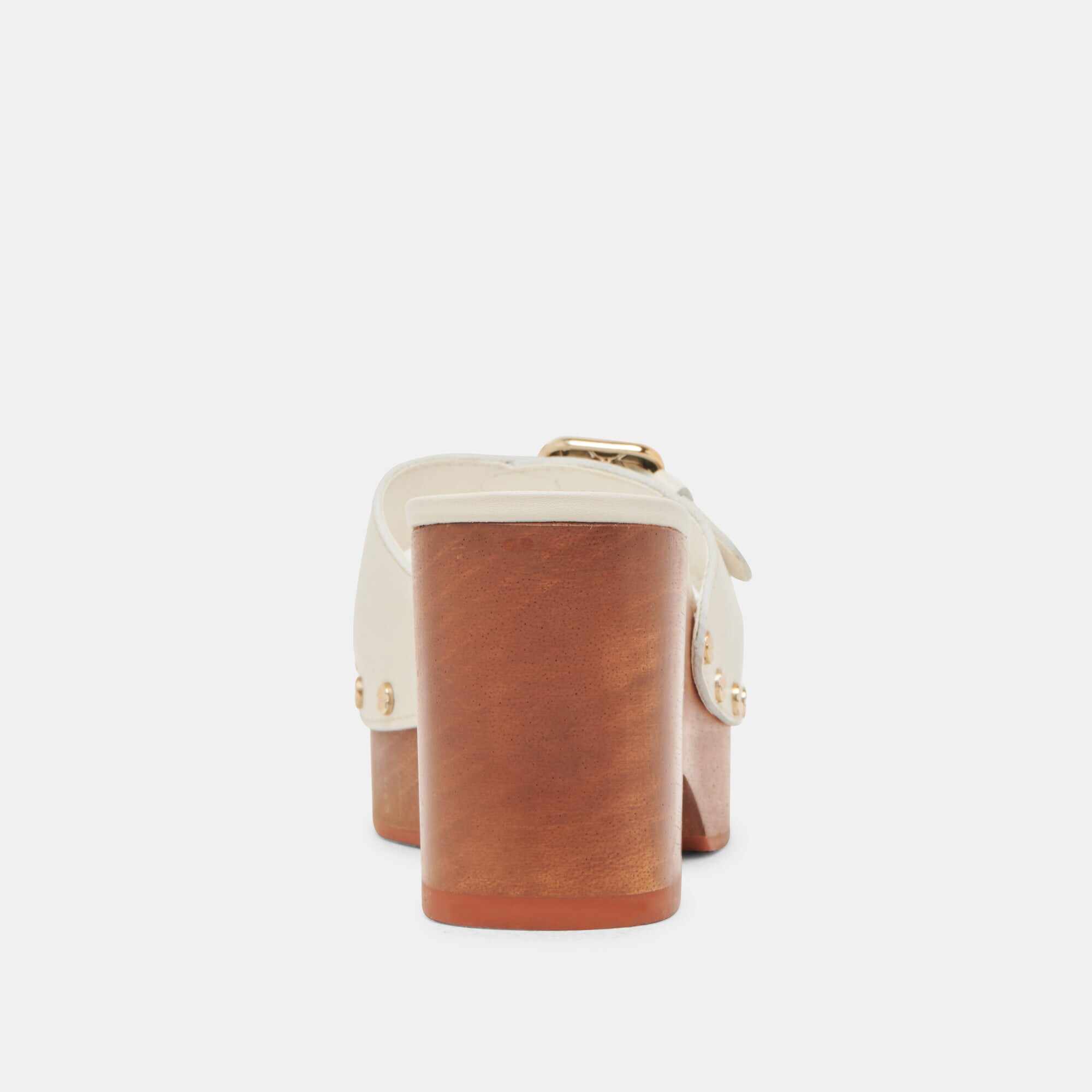 YALAH HEELS OFF WHITE LEATHER
