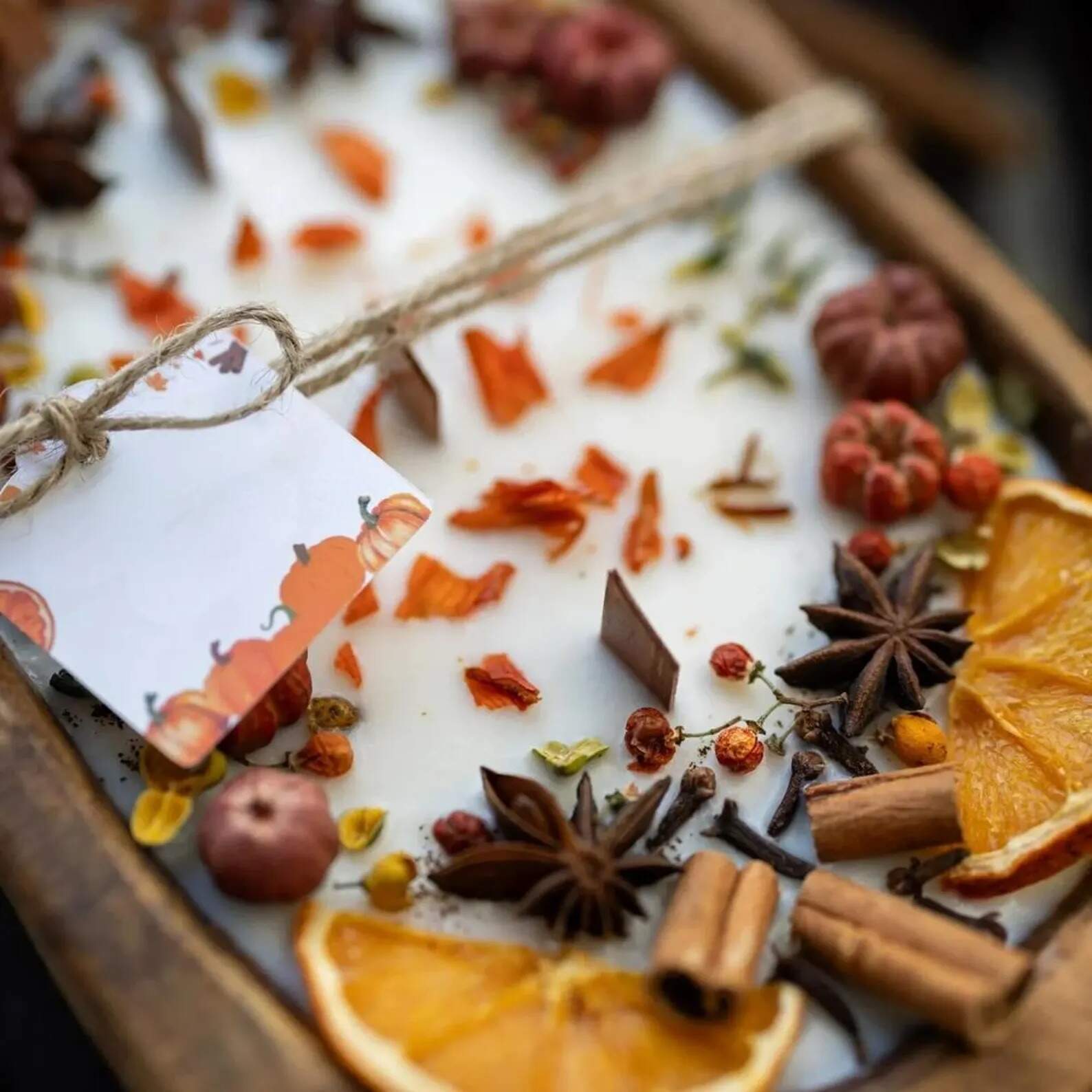 Spiced Orange Cinnamon Chai Dough Bowl Candle