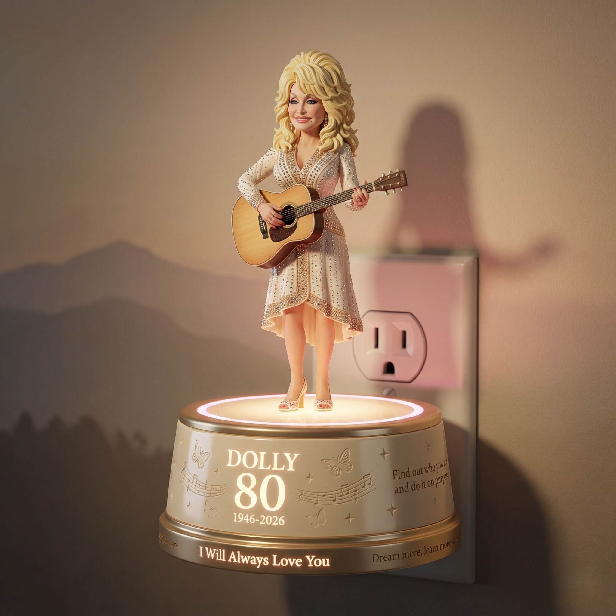 Dolly 80th Anniversary Glow Companion Lamp