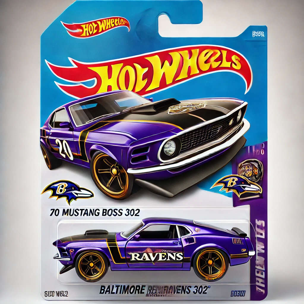 Hot Wheels NFL Team '70 Mustang