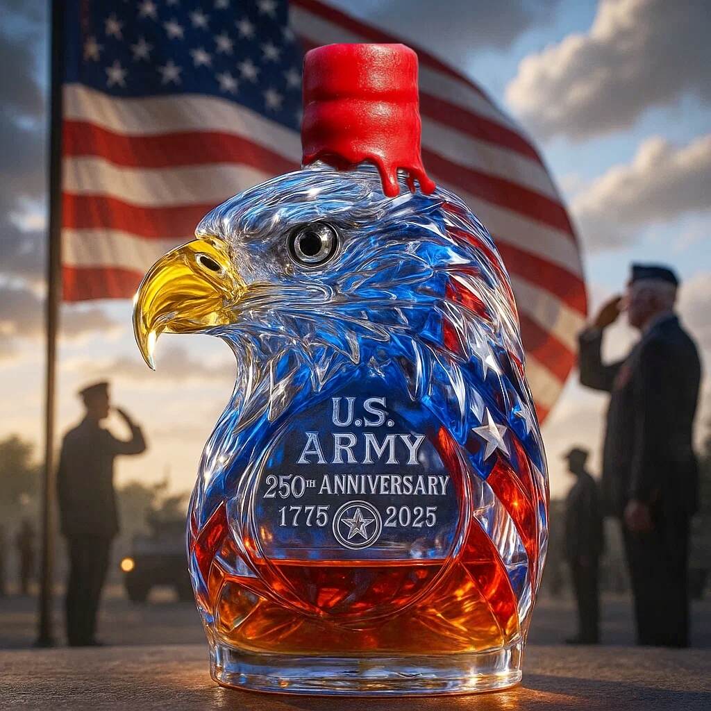 United States Army 250th Anniversary Limited Edition Whisky Bottle