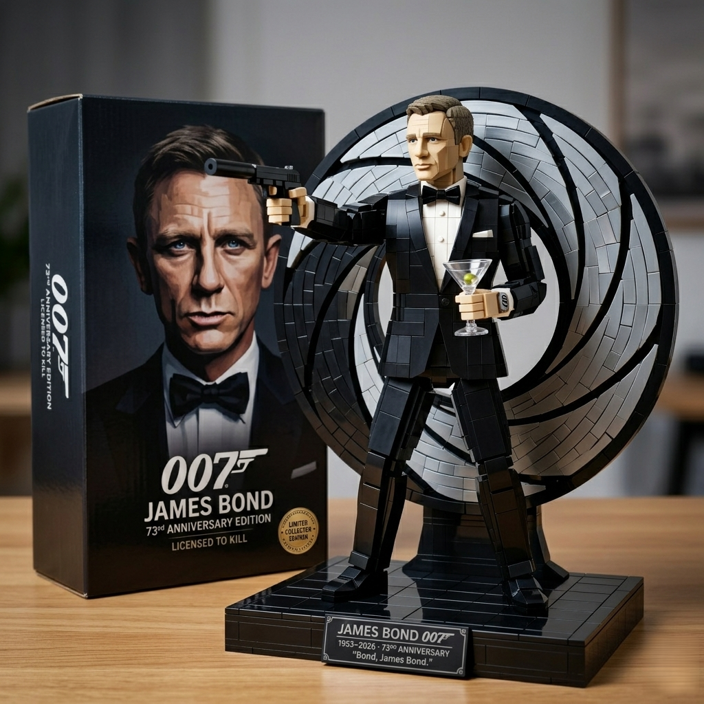 James Bond 007 73 Years Collectible Minifigure