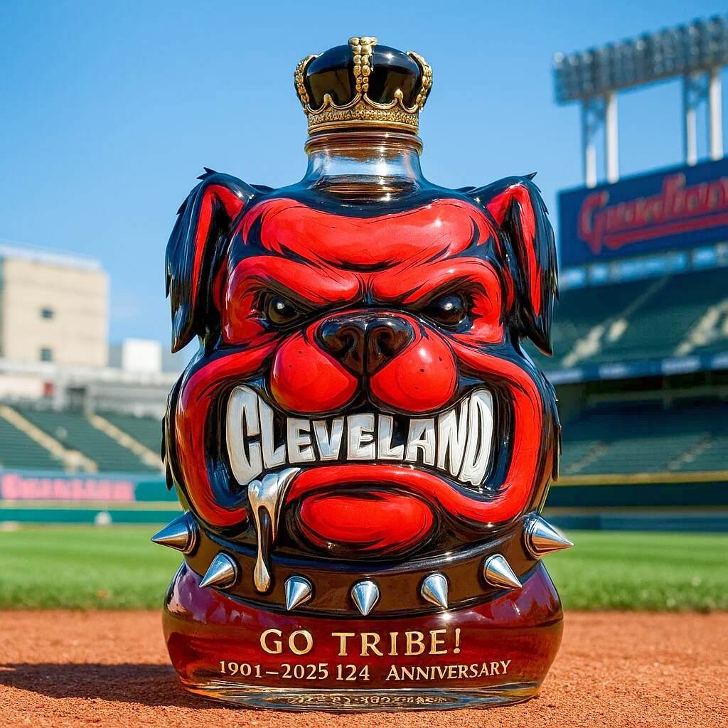 Cleveland Guardians Limited Edition Whisky Bottle