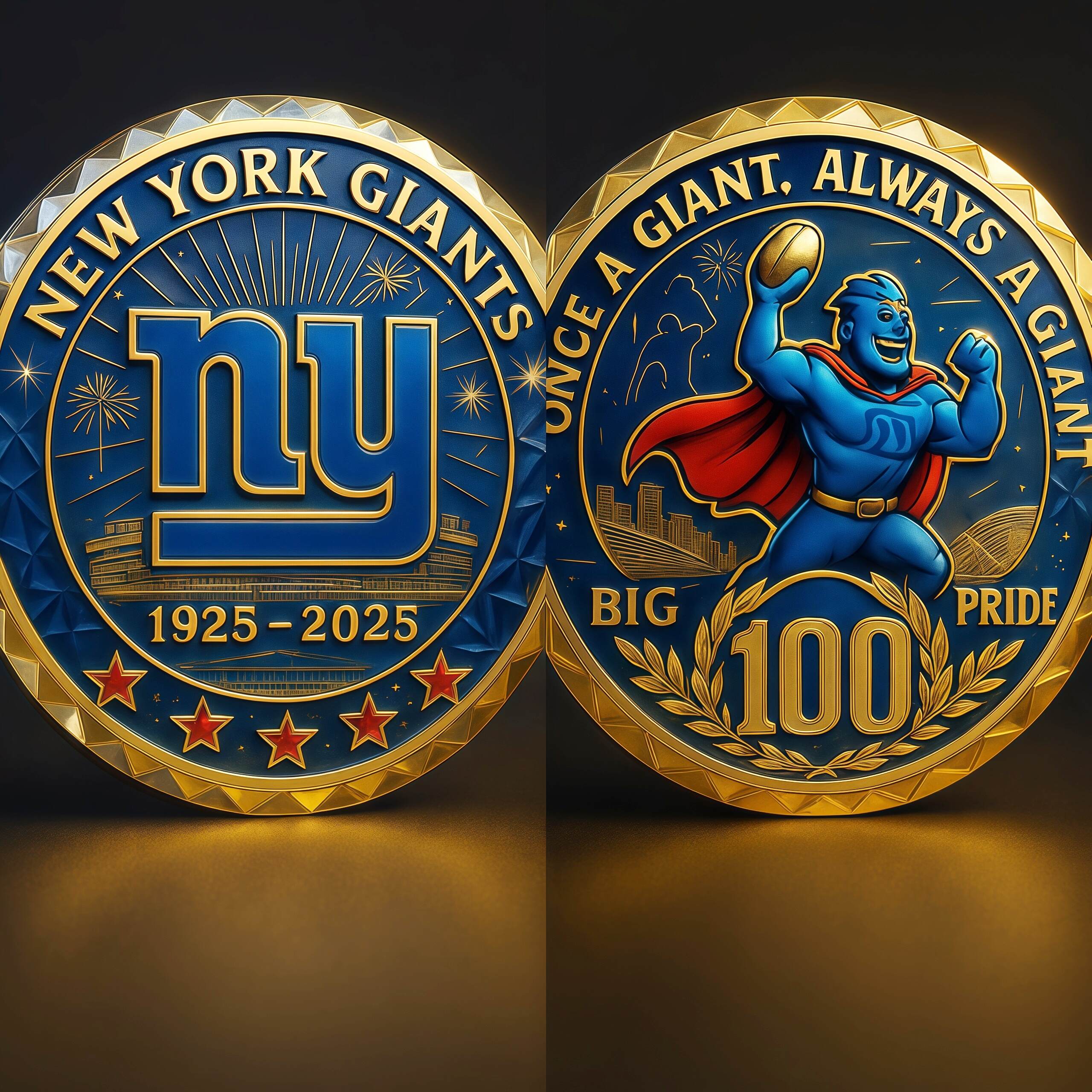 New York Giants Centenary Commemorative Coin