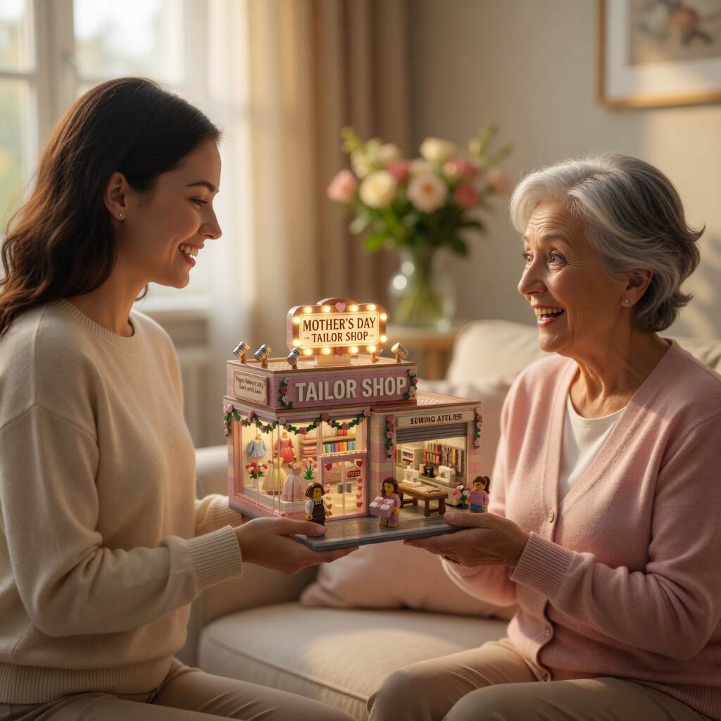 Mother’s Day Vintage Sewing Atelier Building Block Set