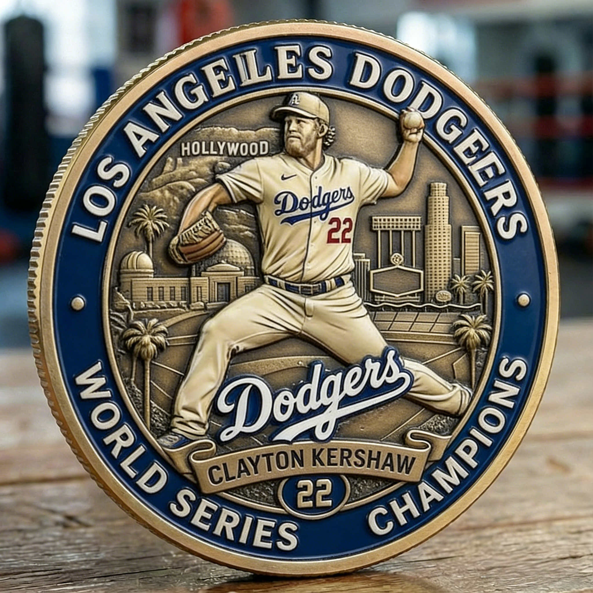 Los Angeles Dodgers World Series Champions commemorate coin
