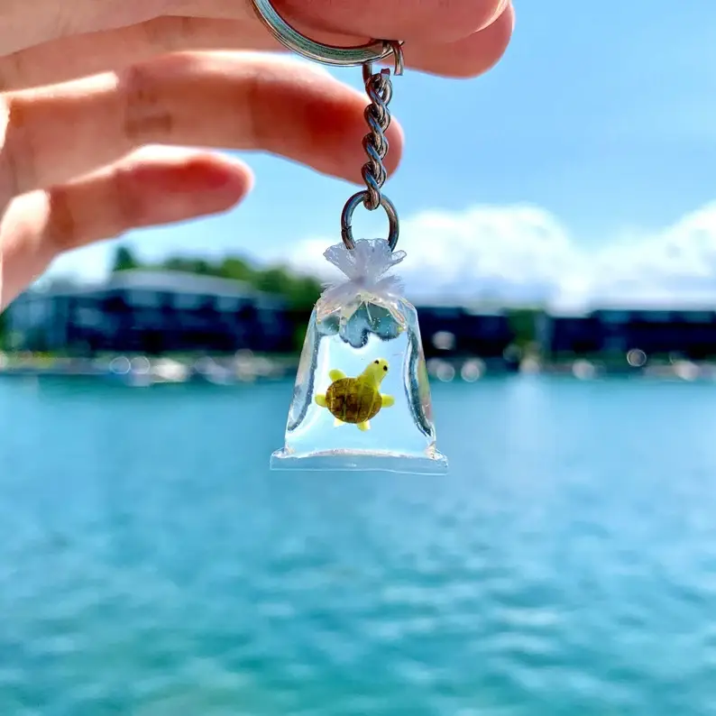 Goodluck in Bag Resin Keychain