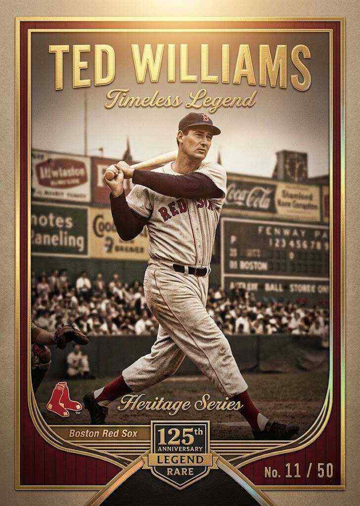 2026 Boston Baseball 125th Season Commemorative Trading Cards Hobby Box