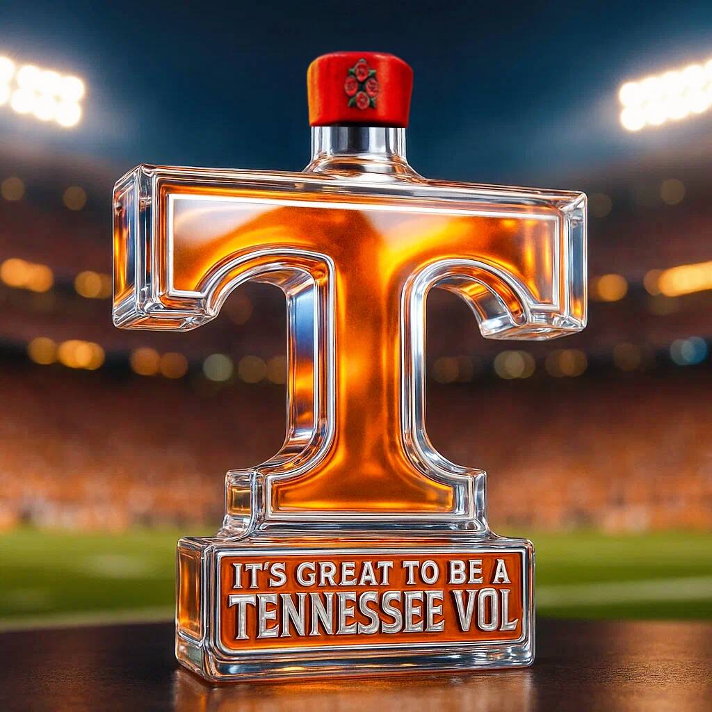 Tennessee Volunteers Whiskey Bottle