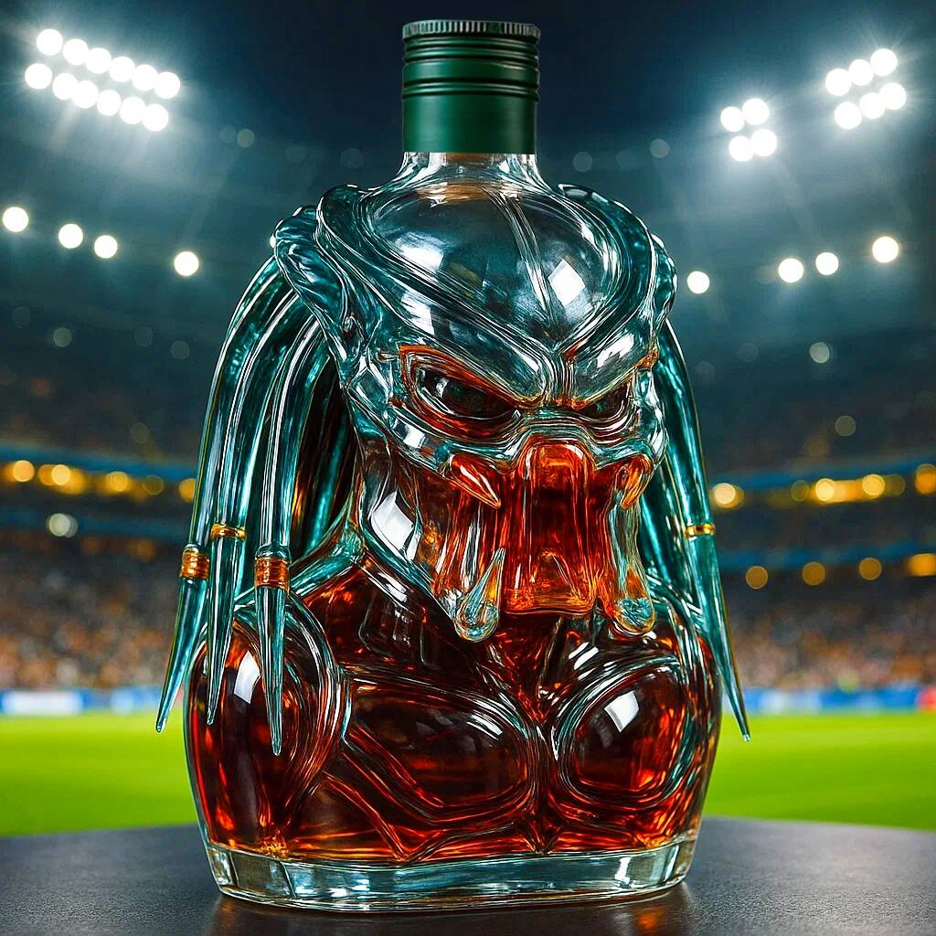 Predator 38th Anniversary Whiskey Bottle
