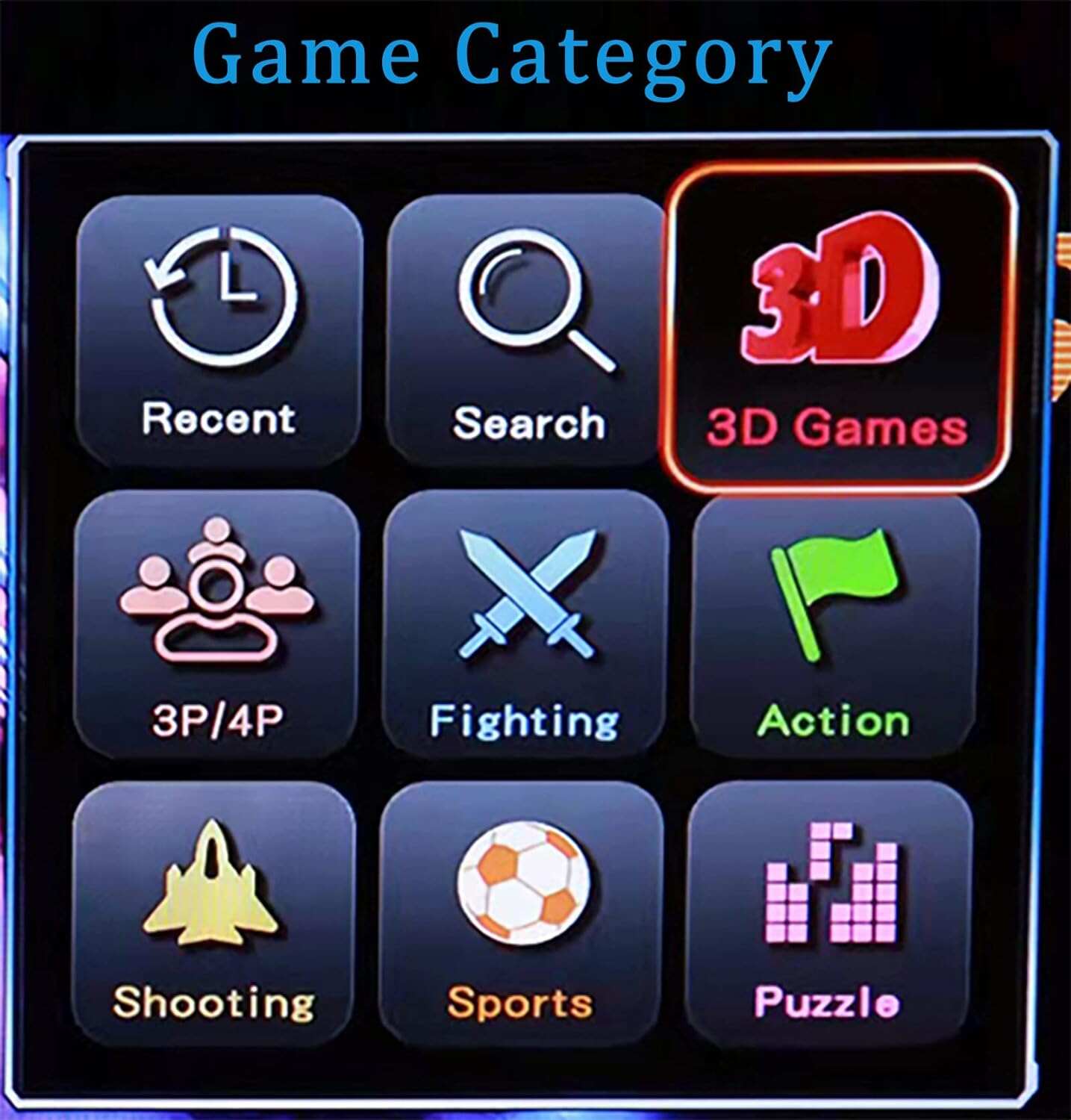 28890 in 1 Arcade Game Console Pandoras Box 60S, Retro Game Machine for PC & Projector & TV, 2-4 Players, 3D Games, Search/Hide/Save/Load/Pause Games, 1280X720, Separate Console