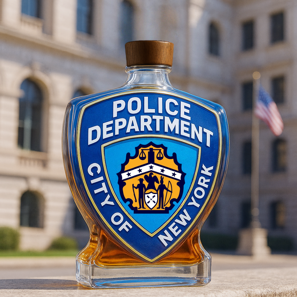NYPD Whiskey Bottle
