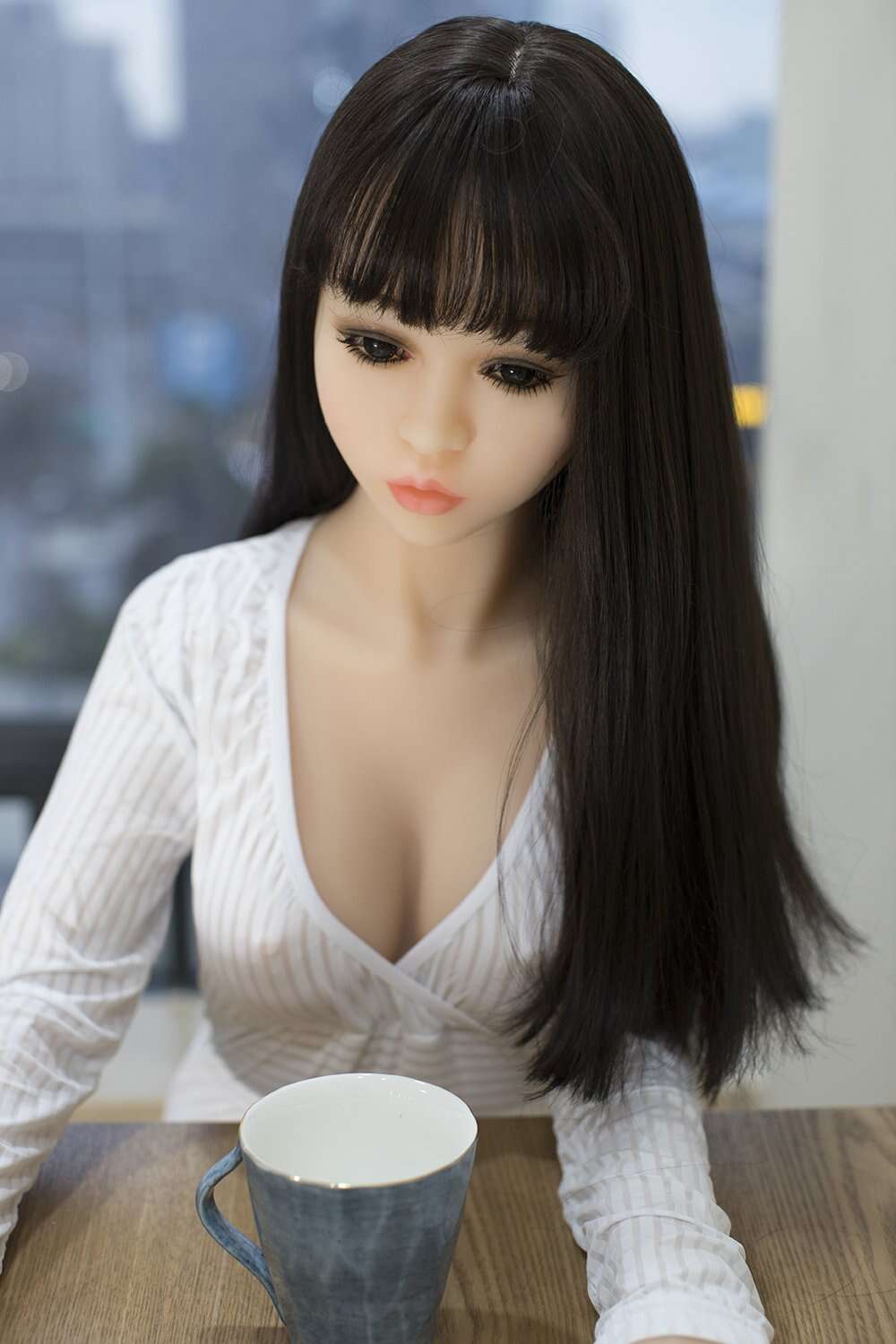 Beatrice 5ft18 / 158cm #088 Head TPE Stright Hair Asian Most Realistic Sex Doll