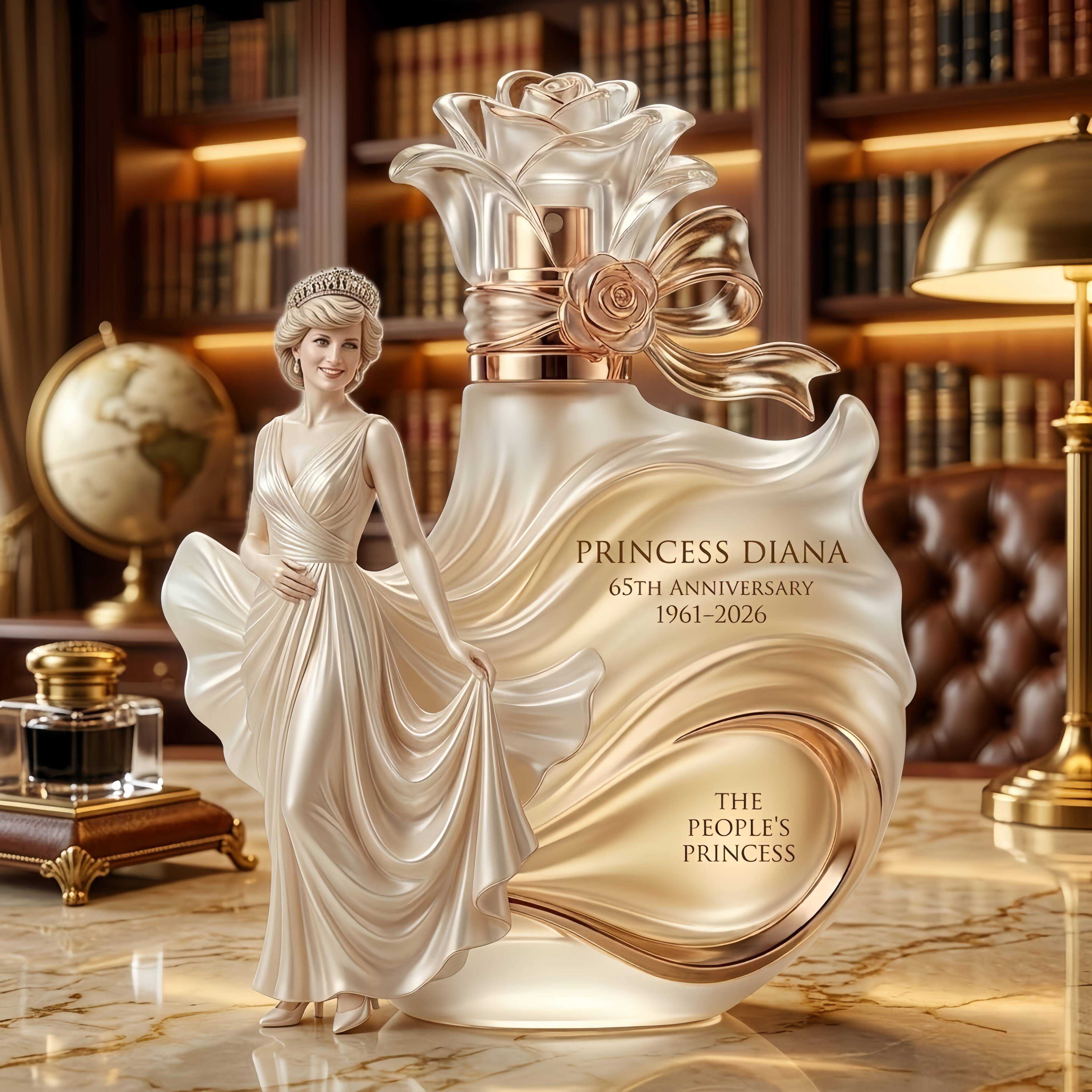 Princess Diana 65th Anniversary Perfume Sculpture