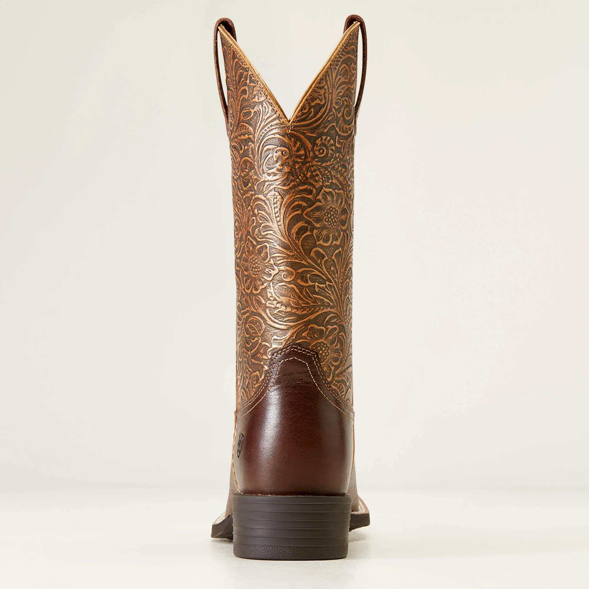 Round Up Wide Square Toe Western Boot