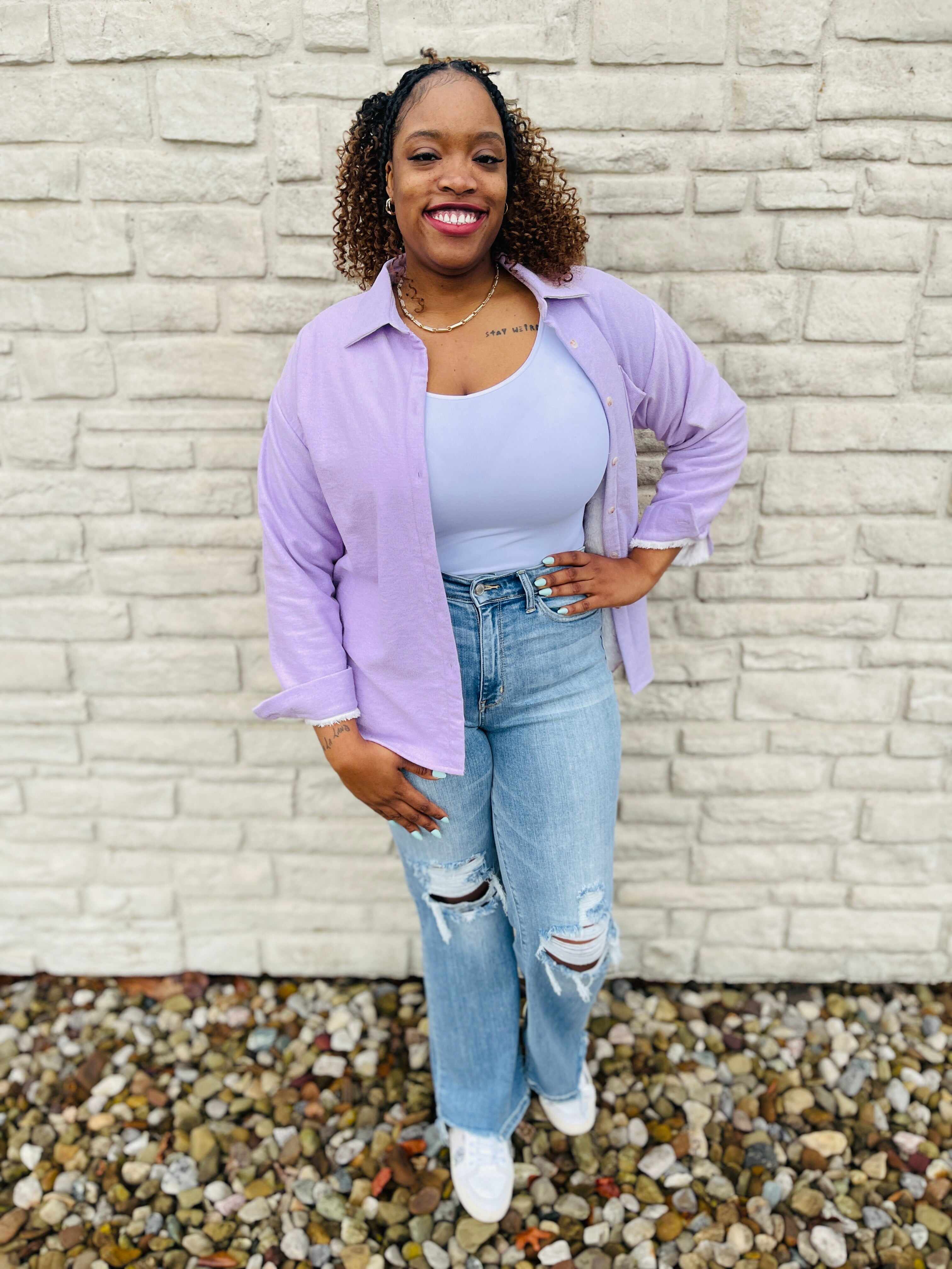 PLUS/REG Straight Outta The 90's Jeans