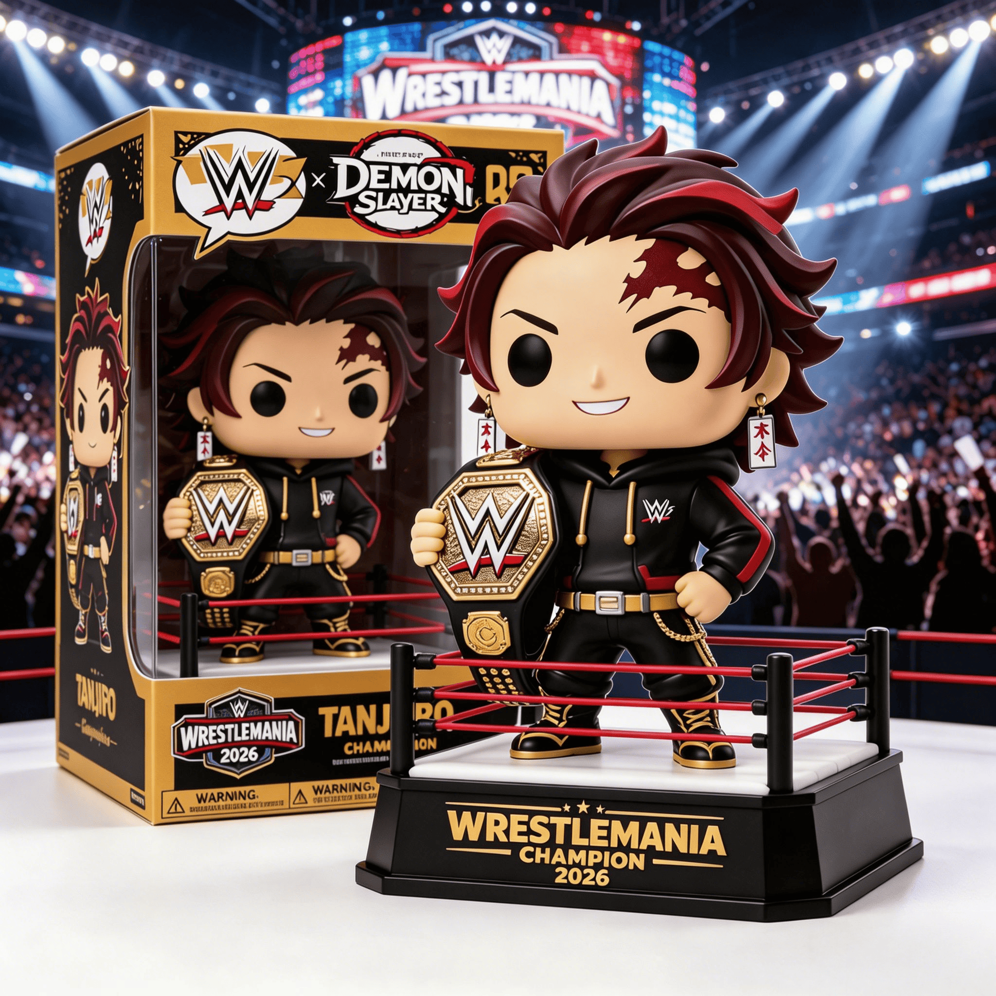 🏆Demon Slayer x WWE WrestleMania 2026 POP!