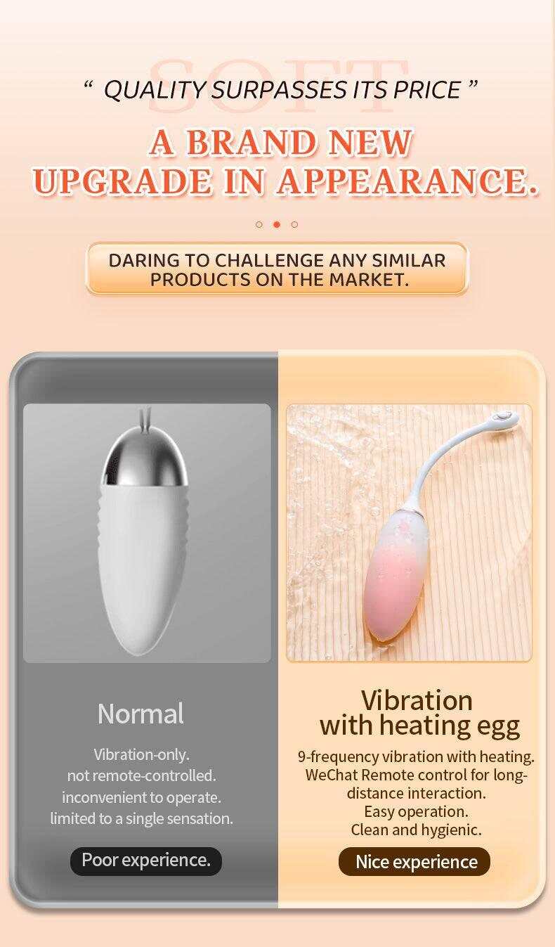 Cola Remote Control Vibrating Egg – Clitoral Vibrator