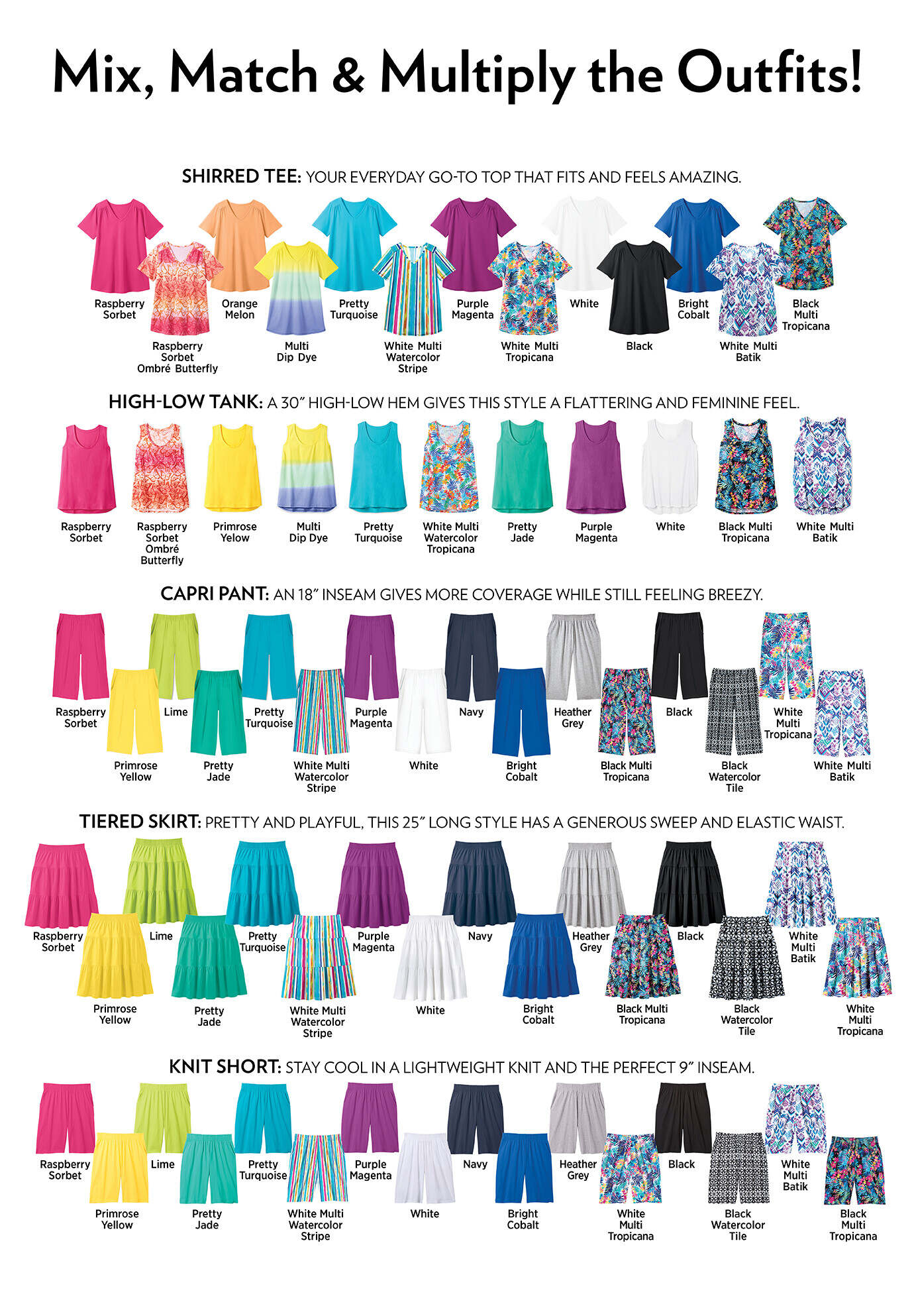 Elastic-Waist Knit Short