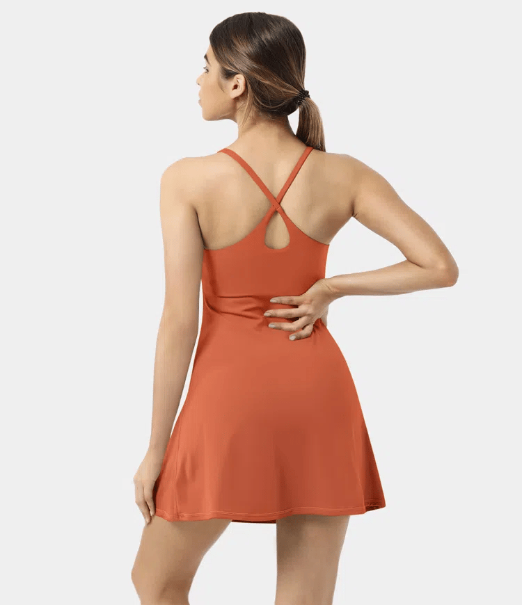 🔥Flash Sale🔥Softlyzero Plush Backless Active Dress-Easy Peezy