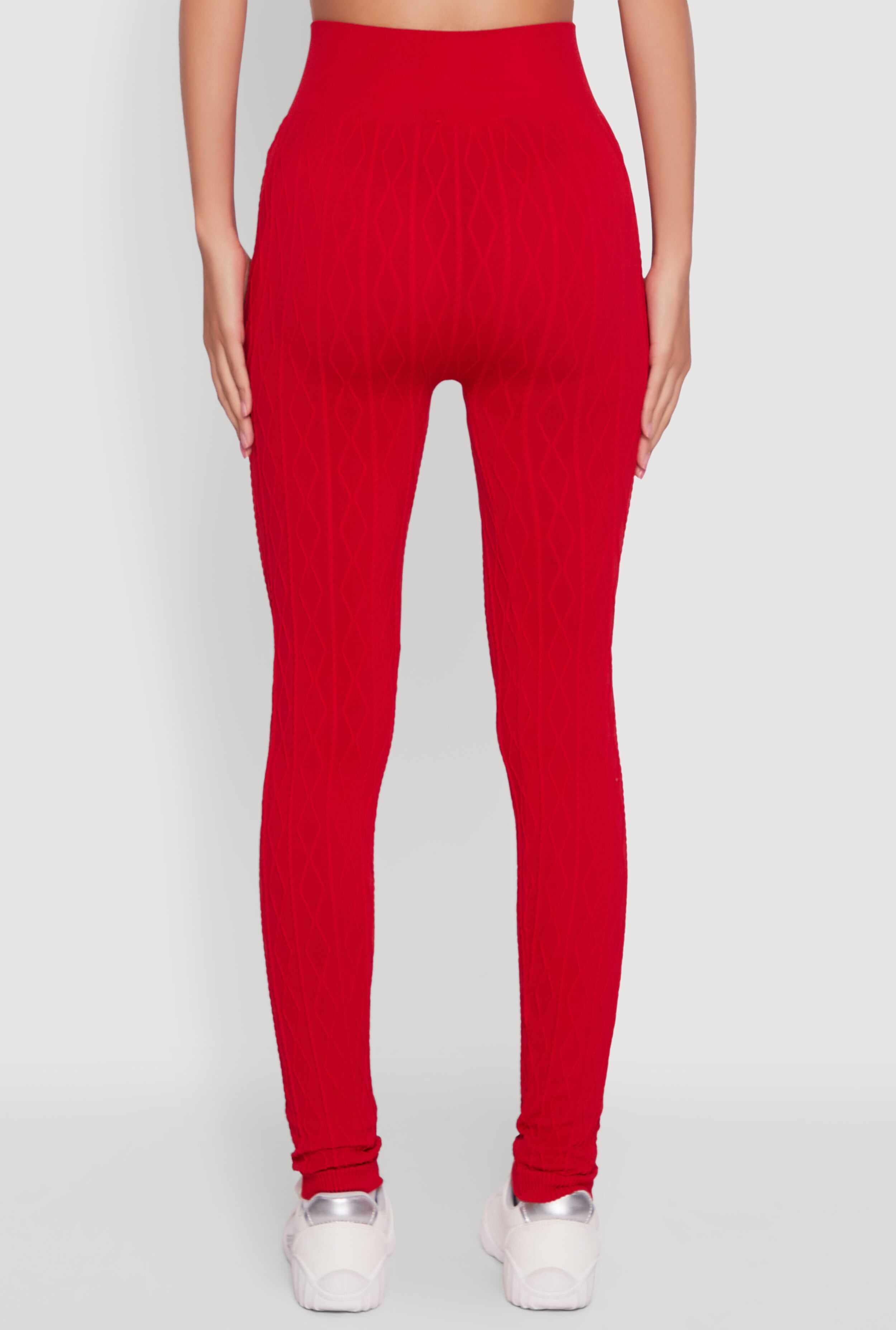 Seamless Geometric Patterned Leggings