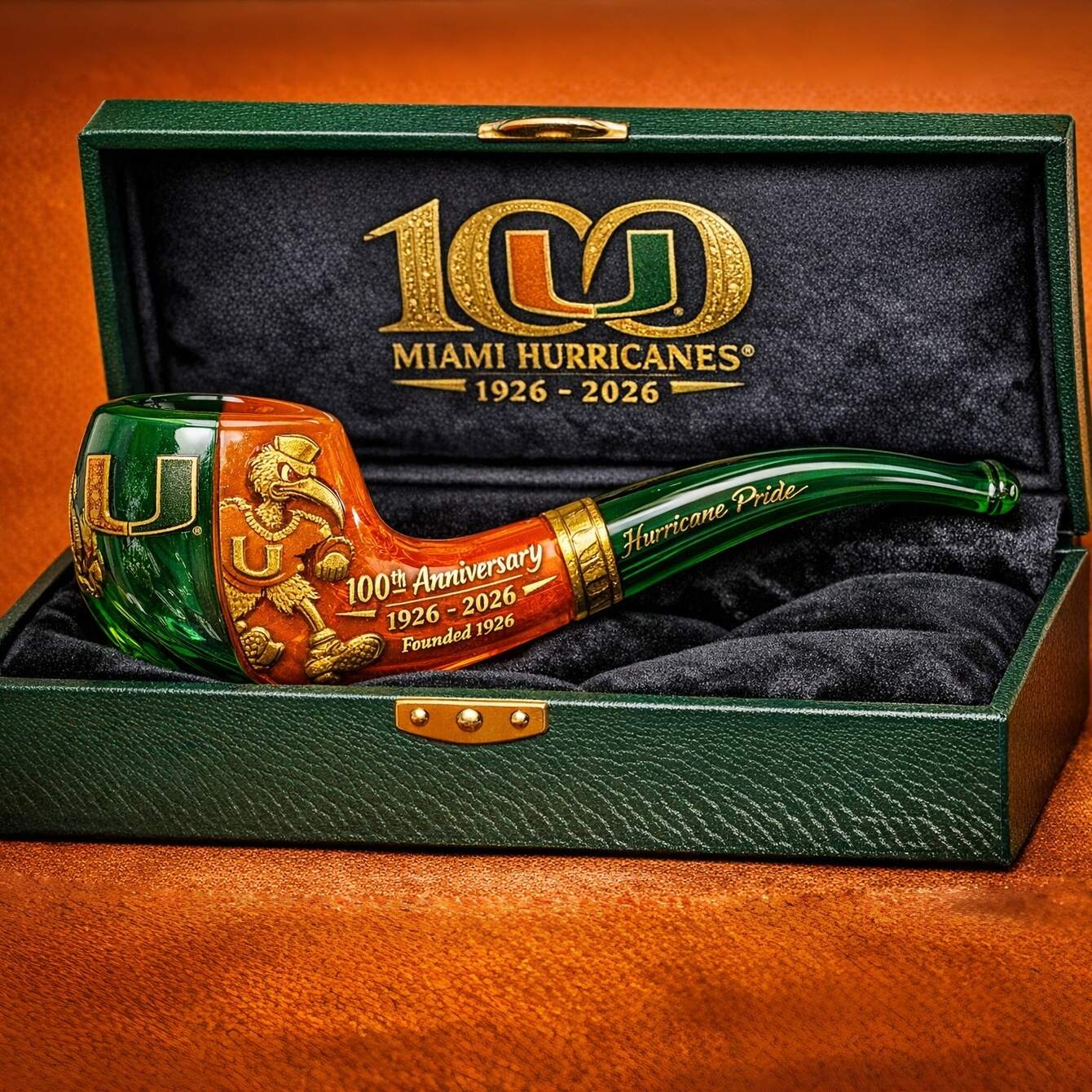 Miami Hurricanes 100th Anniversary Pipe