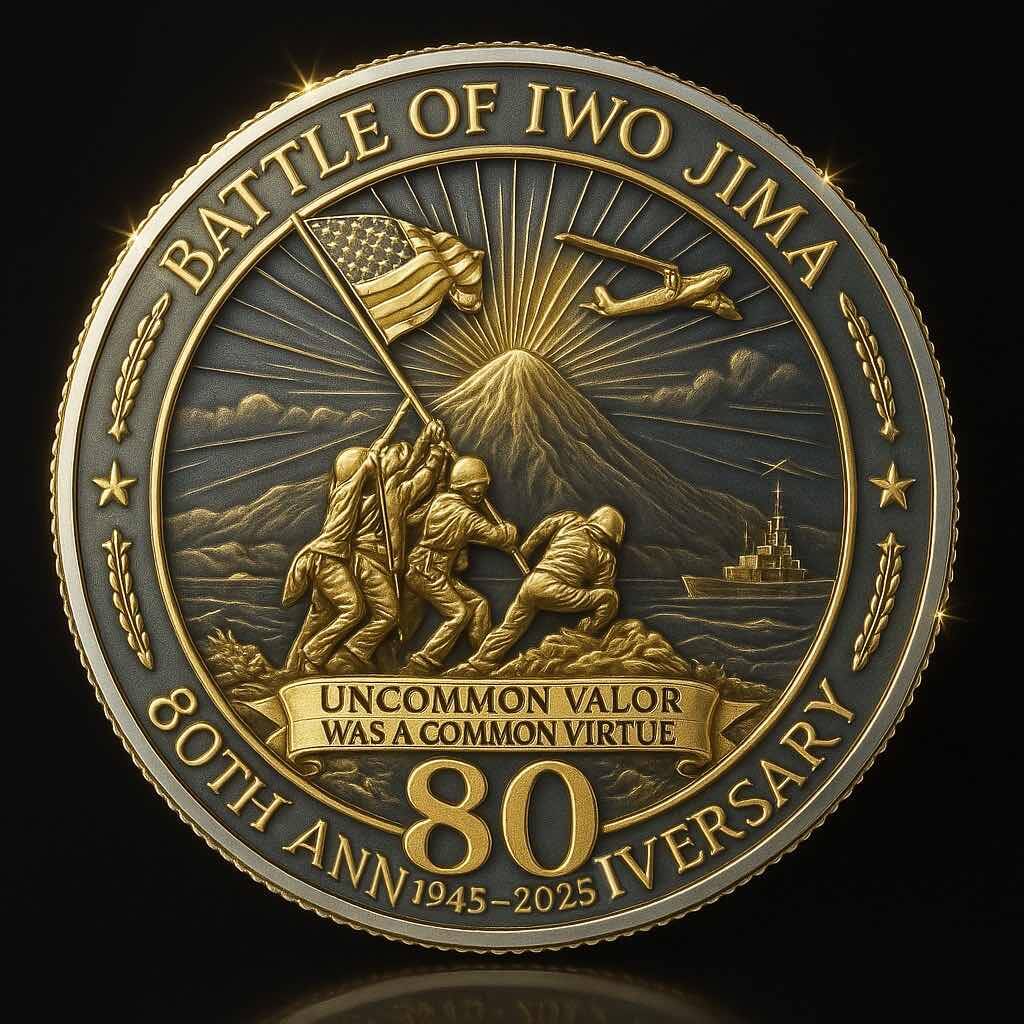 Battle of Iwo Jima · 80th Anniversary Commemorative Coin