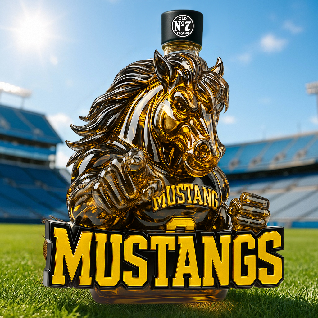Mustang Whiskey Bottle