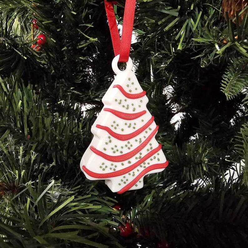 Christmas Tree Cake Ornaments Little Debbie