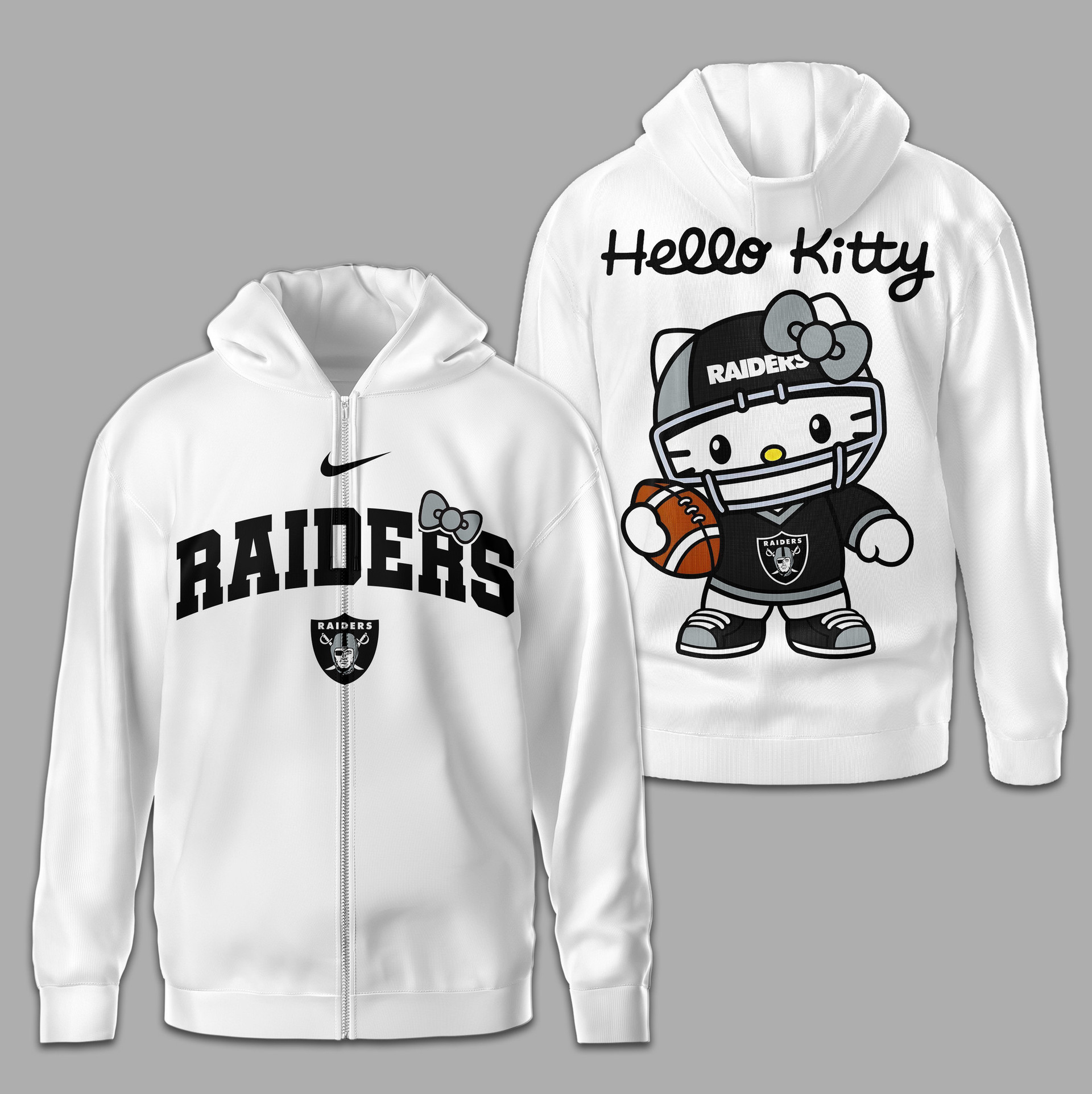 Las Vegas Raiders | Premium NFL Hello Kitty Women's Shirt TD