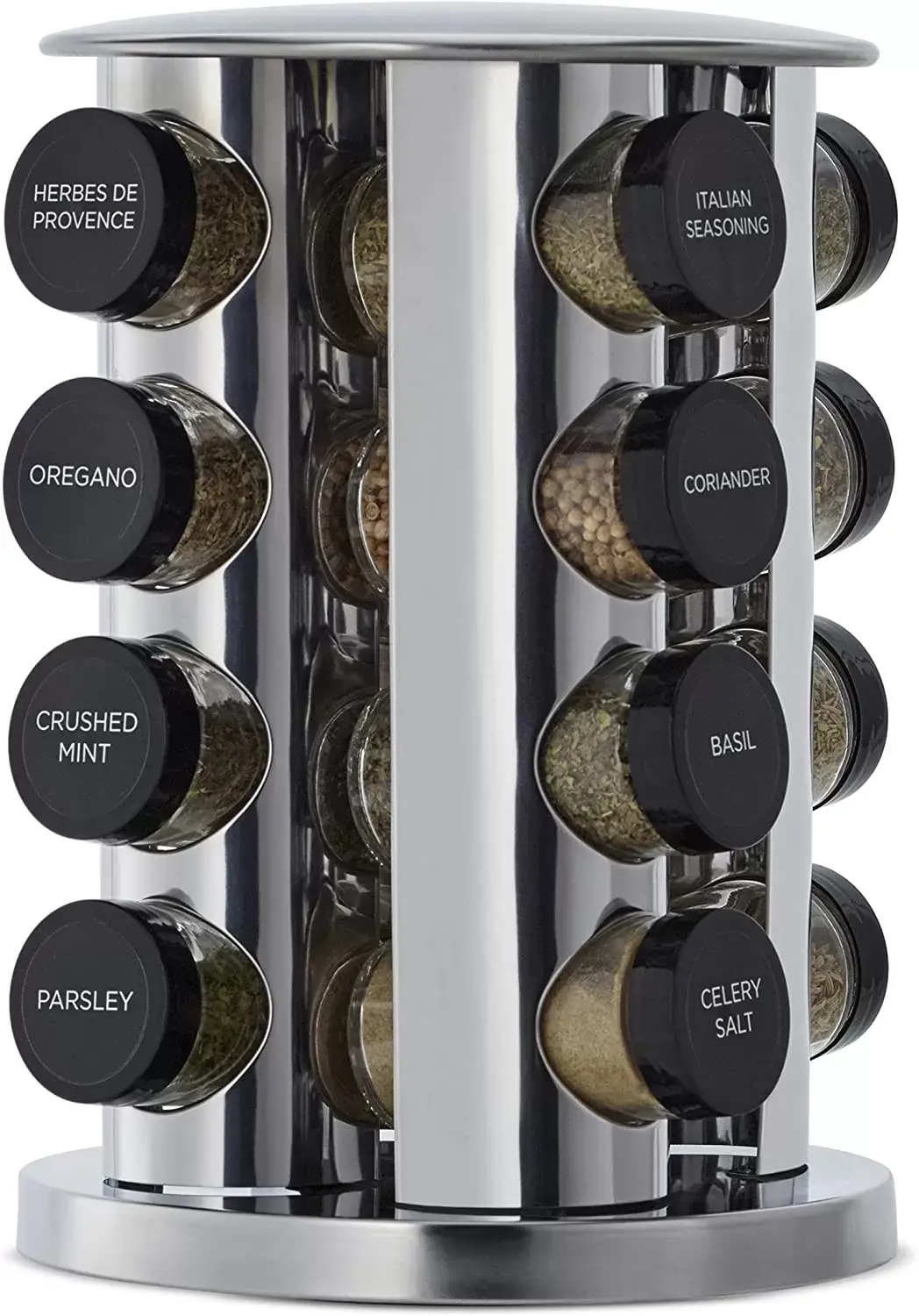 🎁GIFTRotary 20-tank counter top rack tower organizer