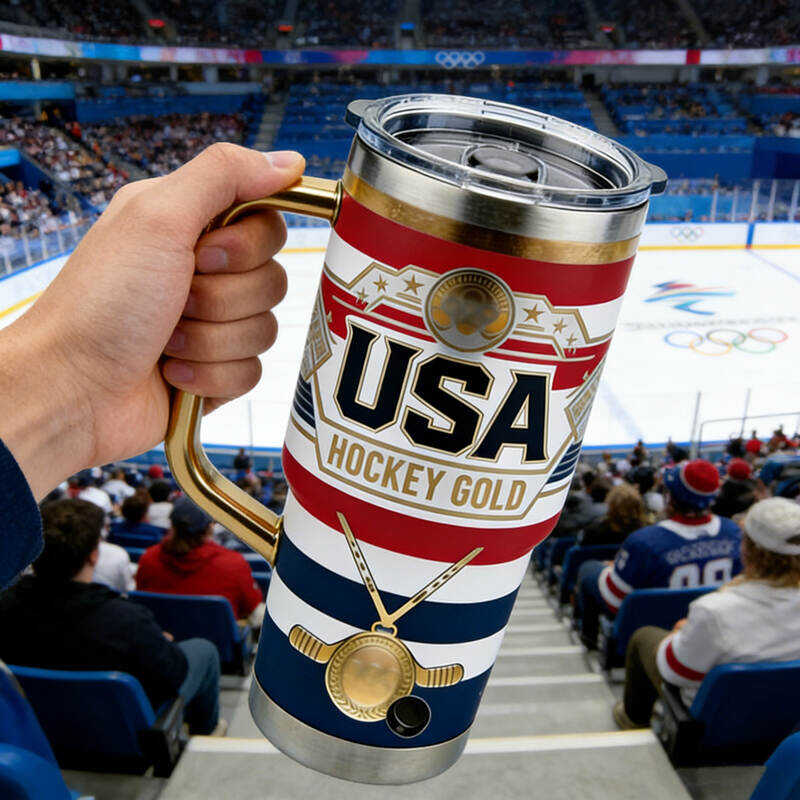 USA  Hockey Olympic Gold Medal Tumbler