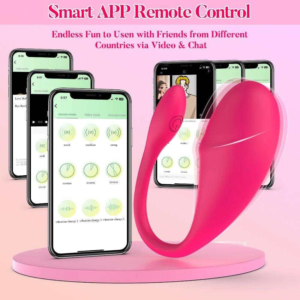 Bluetooth G-Spot Vibrator: Wearable Egg Stimulator for Women